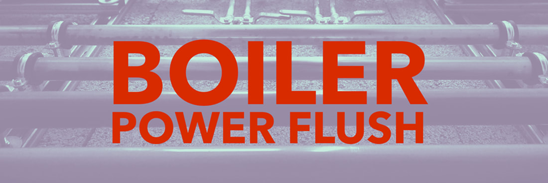 Arco do boiler power flushes in Romford. Close up of radiator pipes at ground floor  level, greyed out effect on top. On top of the image are the words, in red, boiler power flush.